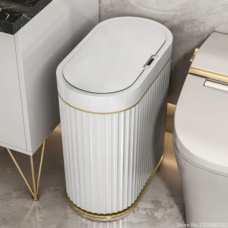 5L/7L/9L Smart Trash Can Electronic Automatic Smart Sensor Garbage Bin Household Toilet Waste Garbage Can for Kitchen Bathroom 2