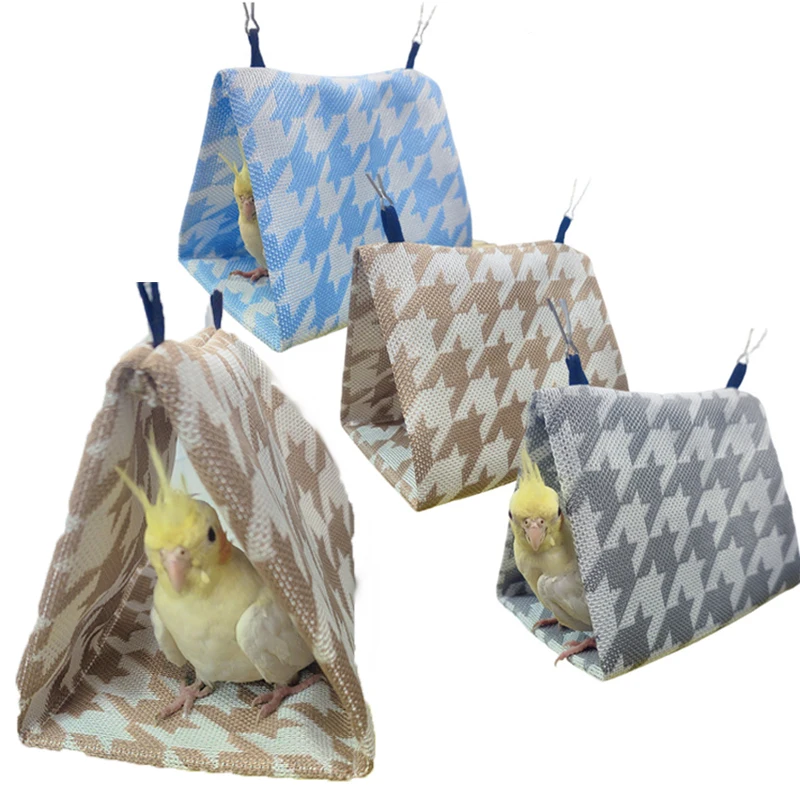 1PcBirdParrotCagesHouseSummerHangingNestParrotParakeetBudgieCockatielBedBird