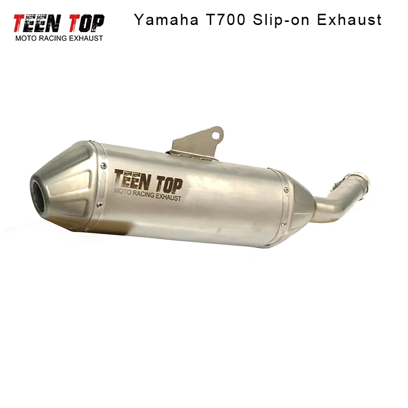 Per Yamaha Tenere700 Tenere 700 Slip-On Scarico 2019 + Sistema Di Scarico Moto In Acciaio Inox T7 T700 Fuga Moto Bici Gomito