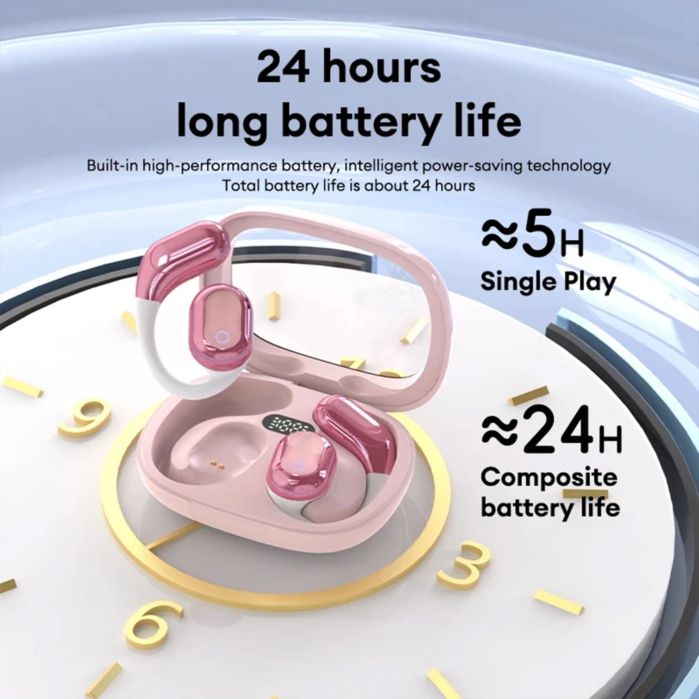 HY-Y16 Language Translator Wireless BT V5.4 Headset Intelligent AI Translator Earphones Real Time AI Voice Translator Earbuds