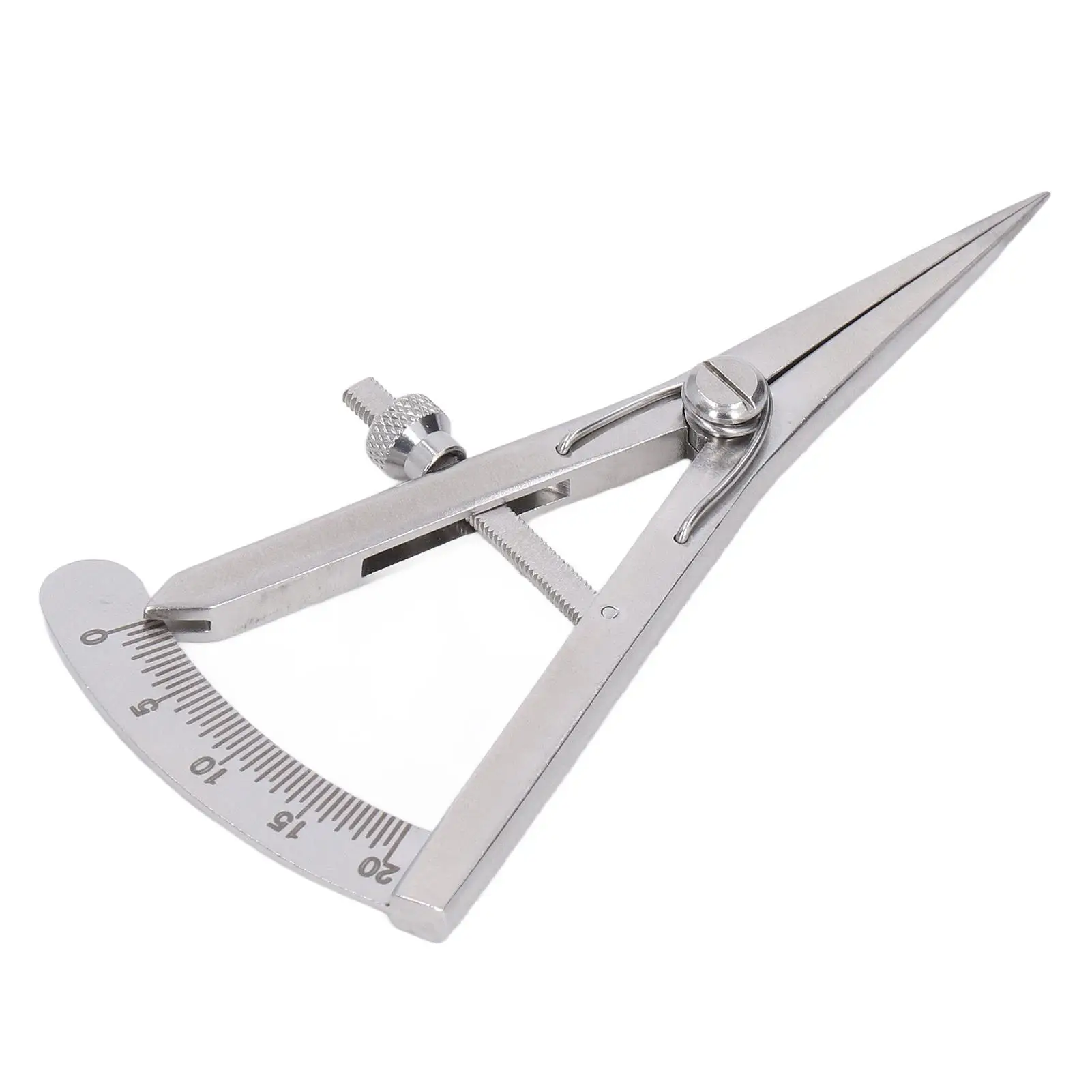 Adjustable for leather Compass Marking Gauge for Precision Trimming Projects-Metal Wing Divider Tool