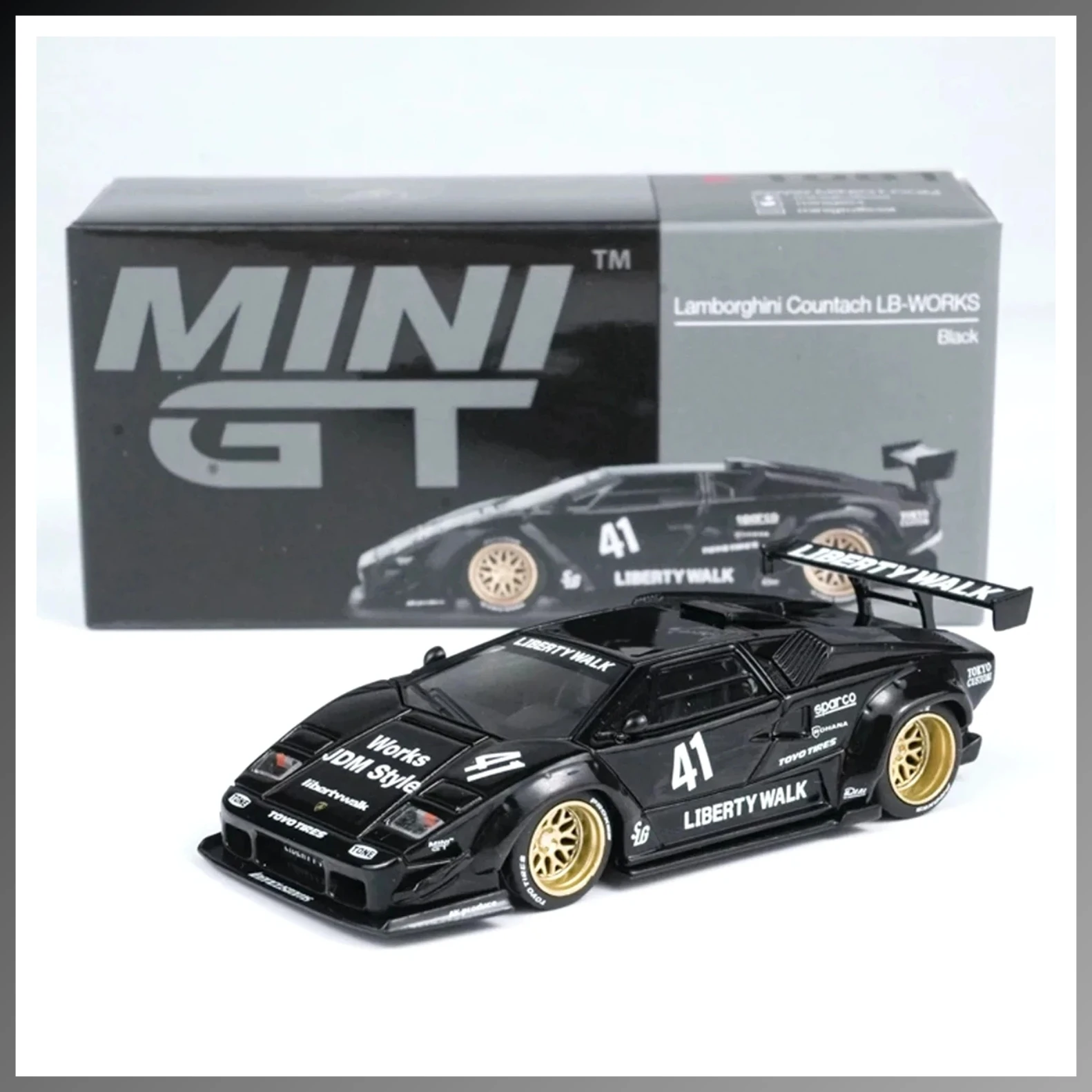 MINIGT In Stock 1081 1:64 LBWK Lamborghini Countach LB WORKS Model