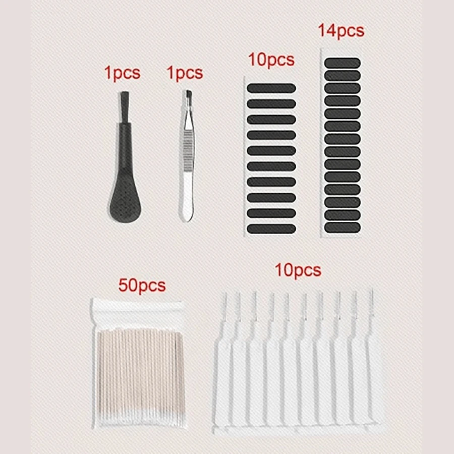86Pcs/1Set Universal Mobile Phone Cleaning Brush Speaker Port Dust Mesh Dust Removal Cleaner Tool Kit for iPhone Samsung Xiaomi phone cleaning kit
