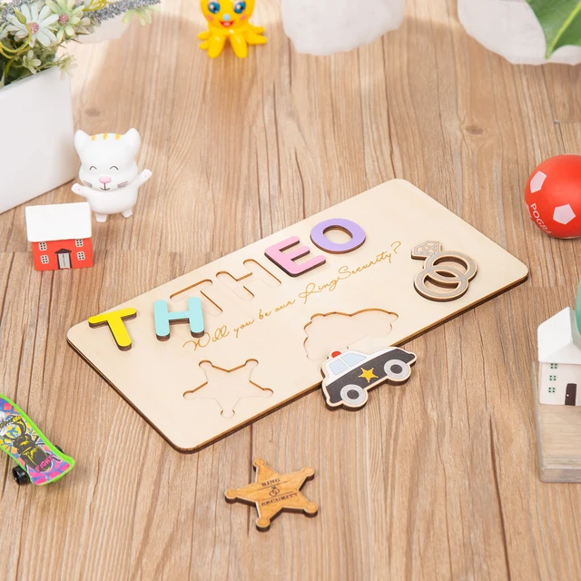 Little Sheriff Personalized Name Puzzle