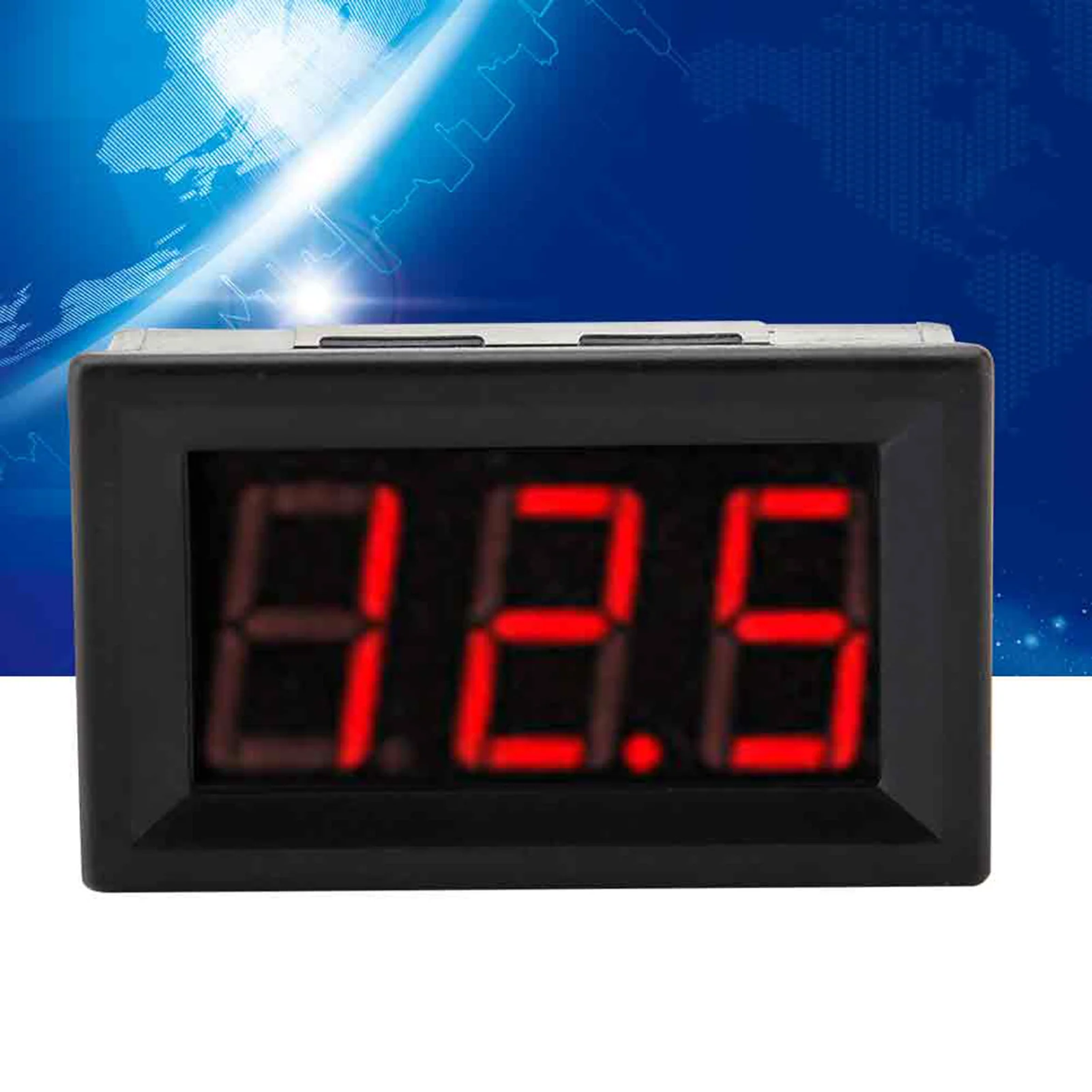 0.56" 3 Wire Digital LED Voltmeter Voltage Meter Panel with Reverse DC0-100V Digital LED Voltmeter