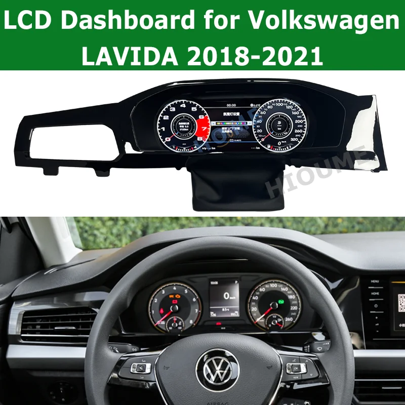 

2023 Lates Car Digital LCD Meter Instrument For Volkswagen LAVIDA 2018-2021 Smart Speedmeters Dashboard Cluster Virtual Cockpit