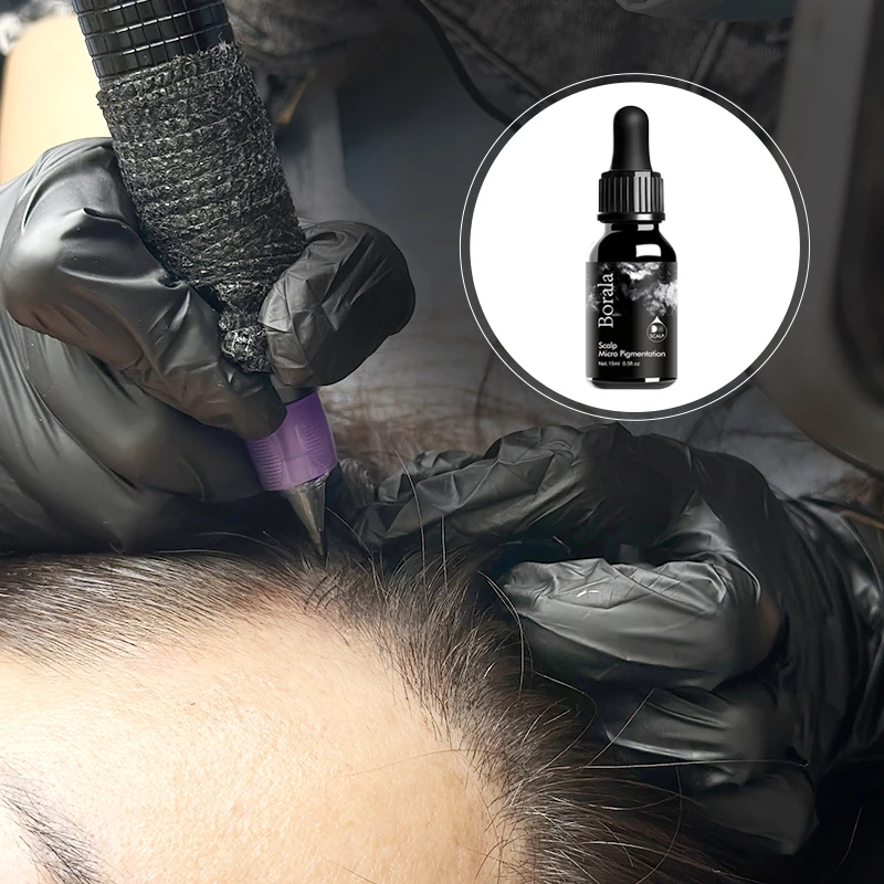 Tattoo Ink Tattoo Ink Pigment BORALA Scalp Micropigmentation Permanent Makeup Professional Microblading Pigments for Hairline SMP Tattoo Inks Supplies