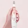 Enrichment PureNails Luxe Rechargeable Manicure Set - 12-Piece Cordless Electric Nail Drill with 9 Nail Attachments, 3 Speeds an 5