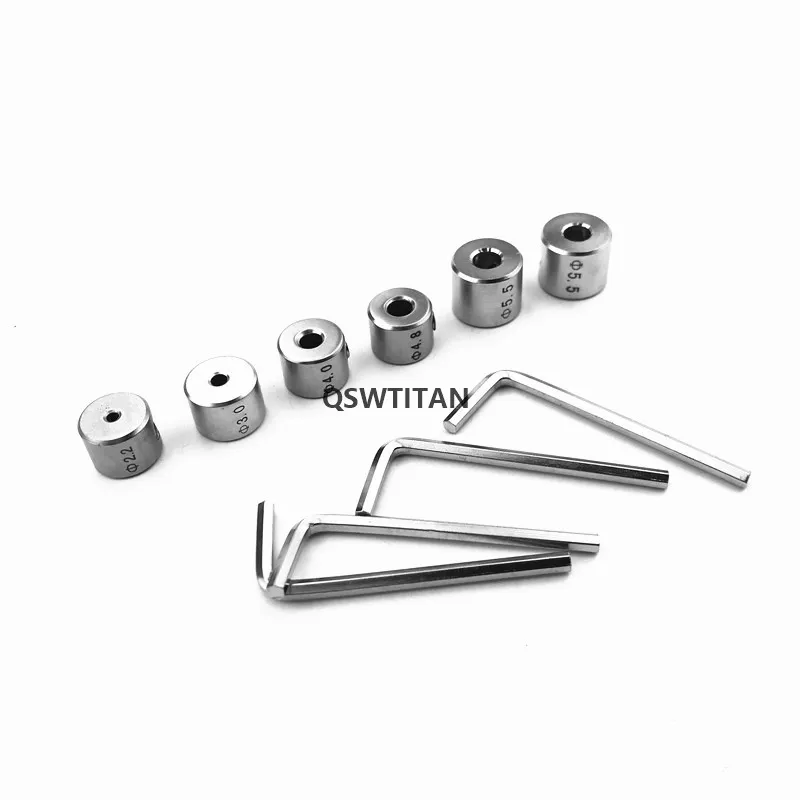 Drill Stop Collar Set Stainless Steel Drilling Bit Depth Stopper Ring 2.0mm5.5mm