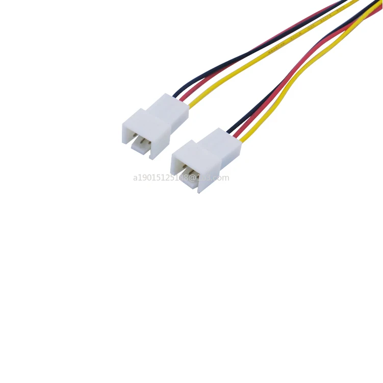 Pure copper cpu radiator fan extension cable CPU fan expansion cable 3Pin one point two 5 pieces a pack