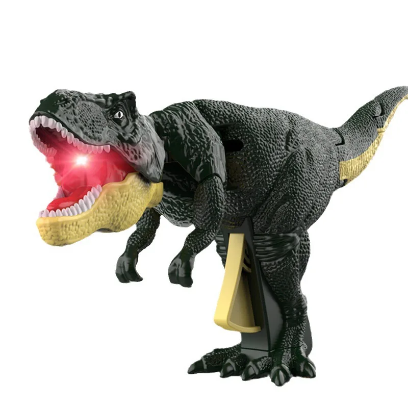 1pc 28cm pressant dinosaure, tyrannosaure Rex jouet, tête oscillante, mordre, fureur tyrannosaure Rex-jouet drôle, cadeau masculin et féminin