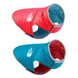 Cozy Reversible Winter Dog Coat - Warm Vest - S (Red)
