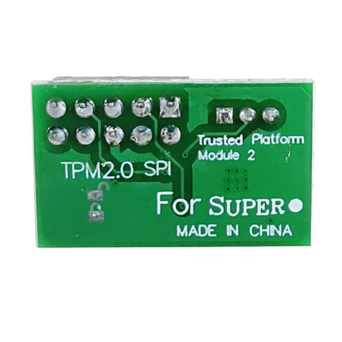 1 PC 10 Pin SPI 2.0 Module Trusted Platform for --9670H