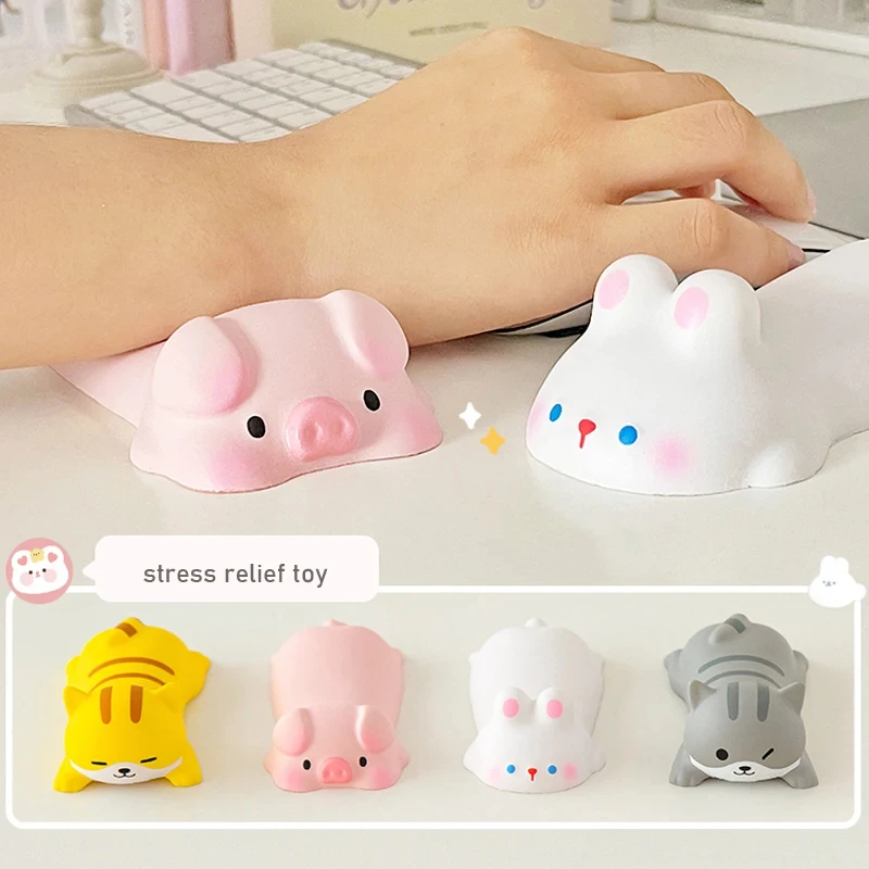 Wrist Rest Support Cute for Mouse Pad Computer Laptop Arm Rest for Desk Ergonomic Slow Rising Squishy Toy Desktop Ornament wrist rest support