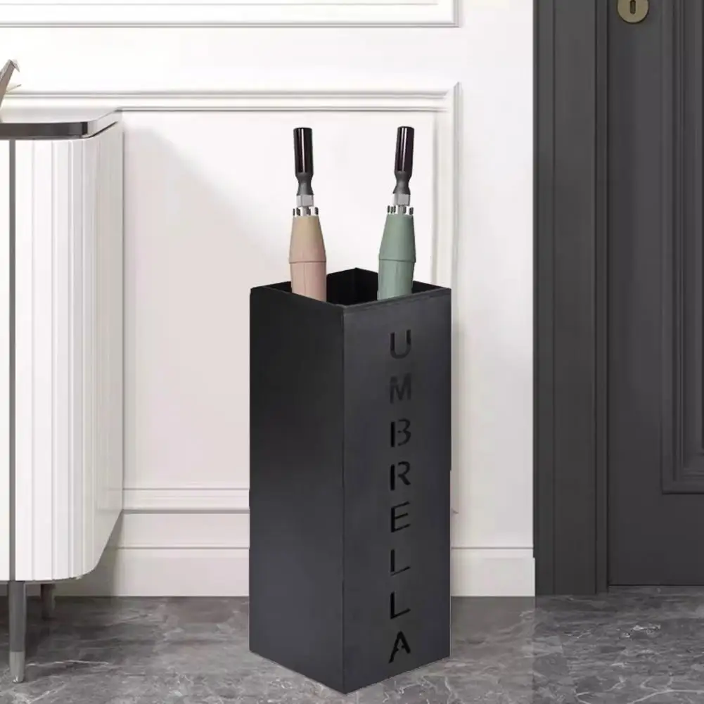 Ventilated Umbrella Holder Modern Metal Umbrella Stand for Home Office Entryway Organization Heavy Duty Folding Holder for Long