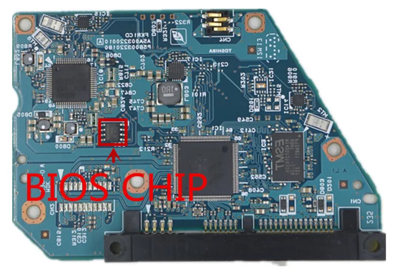 Placa de Circuito Mg03aca200 Hdd Placa Lógica do Pwb do Disco Rígido de Toshiba Número da Placa: G003220a - Imagem 2