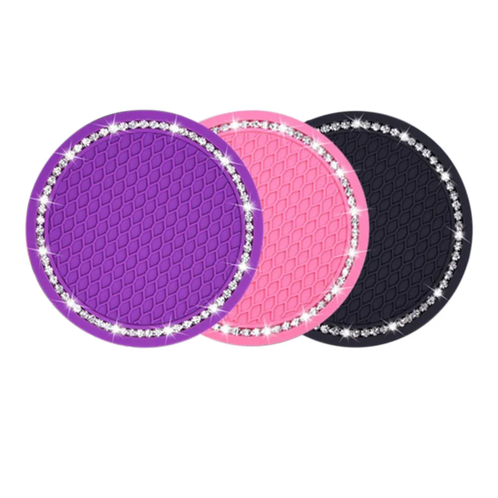 Car Coaster Water Cup Bottle Holder Anti-slip Pad Mat Silica Gel Waterproof  For Interior Decoration Car Styling Accessories - AliExpress