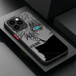 Jujutsu Kaisen Matte Finish Phone Case with Gojo Satoru and Yuta Design for iPhone 15 Pro (1)