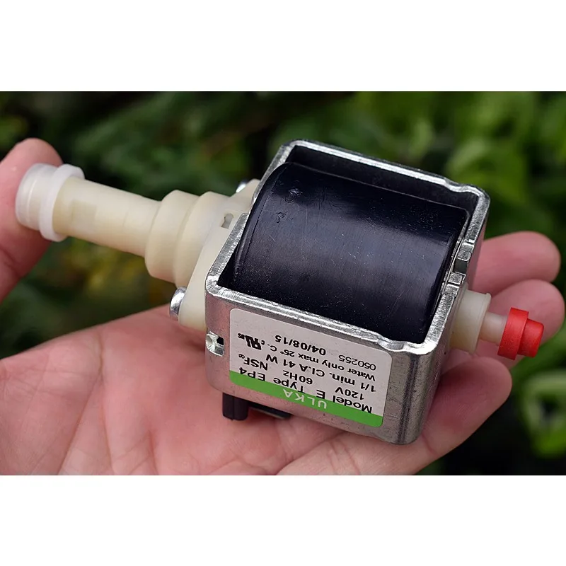 Italy ULKA EP4 Electromagnetic Pump AC120V Plunger Pump Coffee Machine Water Small Flow High Pressure Stable Effluent