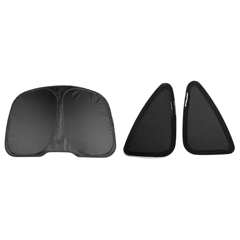 

3X для Tesla Model Y 2021 автомобильный передний задний лобовое стекло боковое окно тонировка затеняющая штора затеняющая сетка B & E