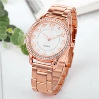 Luxury Watches Quartz Watch Stainless Steel Dial Bracele Watch Fashionable Simple Style Quartz Wristwatch Reloj Mujer Relogio 1