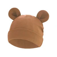 Cute Baby Hat Newborn Bonnet Gloves Socks Set Beanie Hats Ear Shape New Born Gift Photography Props Infant Fashion Accessories 6