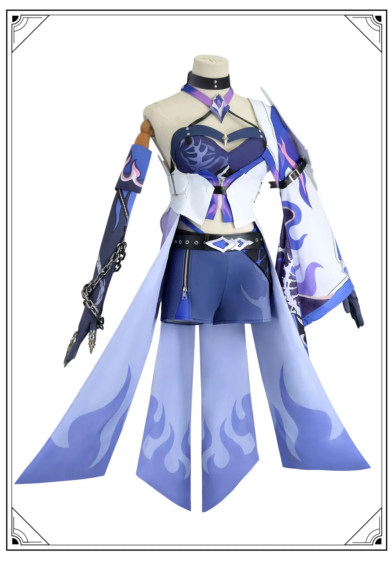 Honkai Star Rail Acheron Battle Suit Cosplay Costume