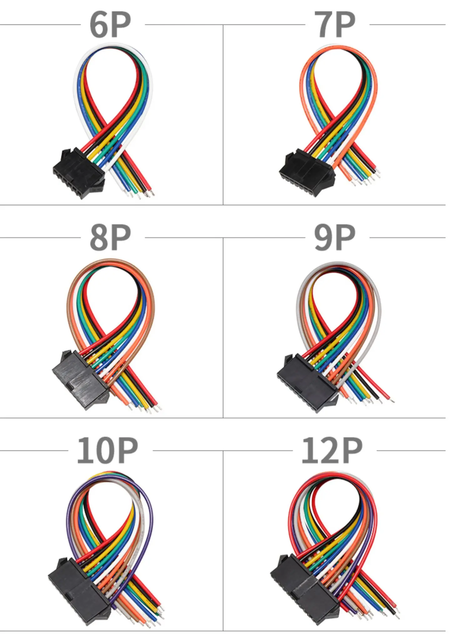 1Set SM2,54mm2P Schwarz Stecker Air Docking Stecker Terminal Draht Pin Anschluss Draht Männliche Und Weibliche Kabelbaum Docking 2P 4P 6P – Detail 13