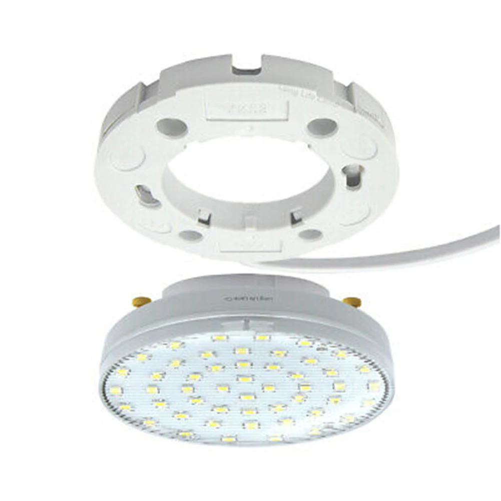 5Pcs GX53 Base Fitting Lamp Holder 12V/85~265V 25CM 50/60HZ For Ceiling Walls Cabinets Showcases Portable Lighting Accessories