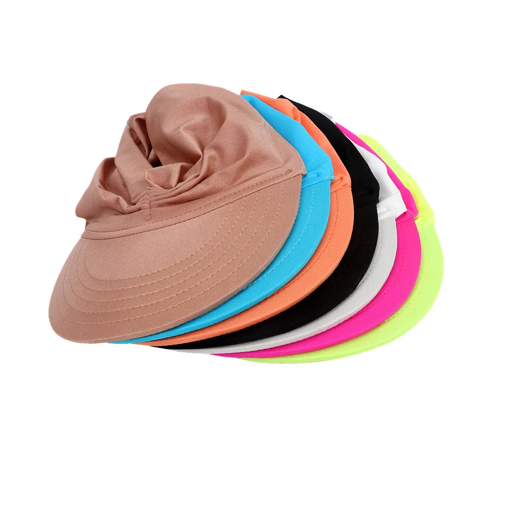 Summer Baby Beach Sun Hats Girls Boys Wide Brim UV Protection Baseball Cap  For Kids Outdoor Breathable Empty Top Hat