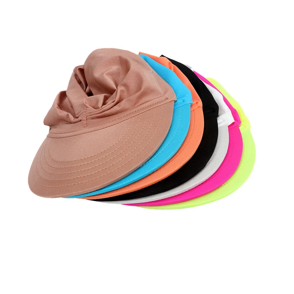 Summer Baby Beach Sun Hats Girls Boys Wide Brim UV Protection Baseball Cap For Kids Outdoor Breathable Empty Top Hat 3