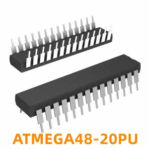 1PCS ATMEGA48-20PU ATMEGA48PA-PU ATMEGA48V-10PU DIP-28 8-bit Microcontroller 4K Flash Memory