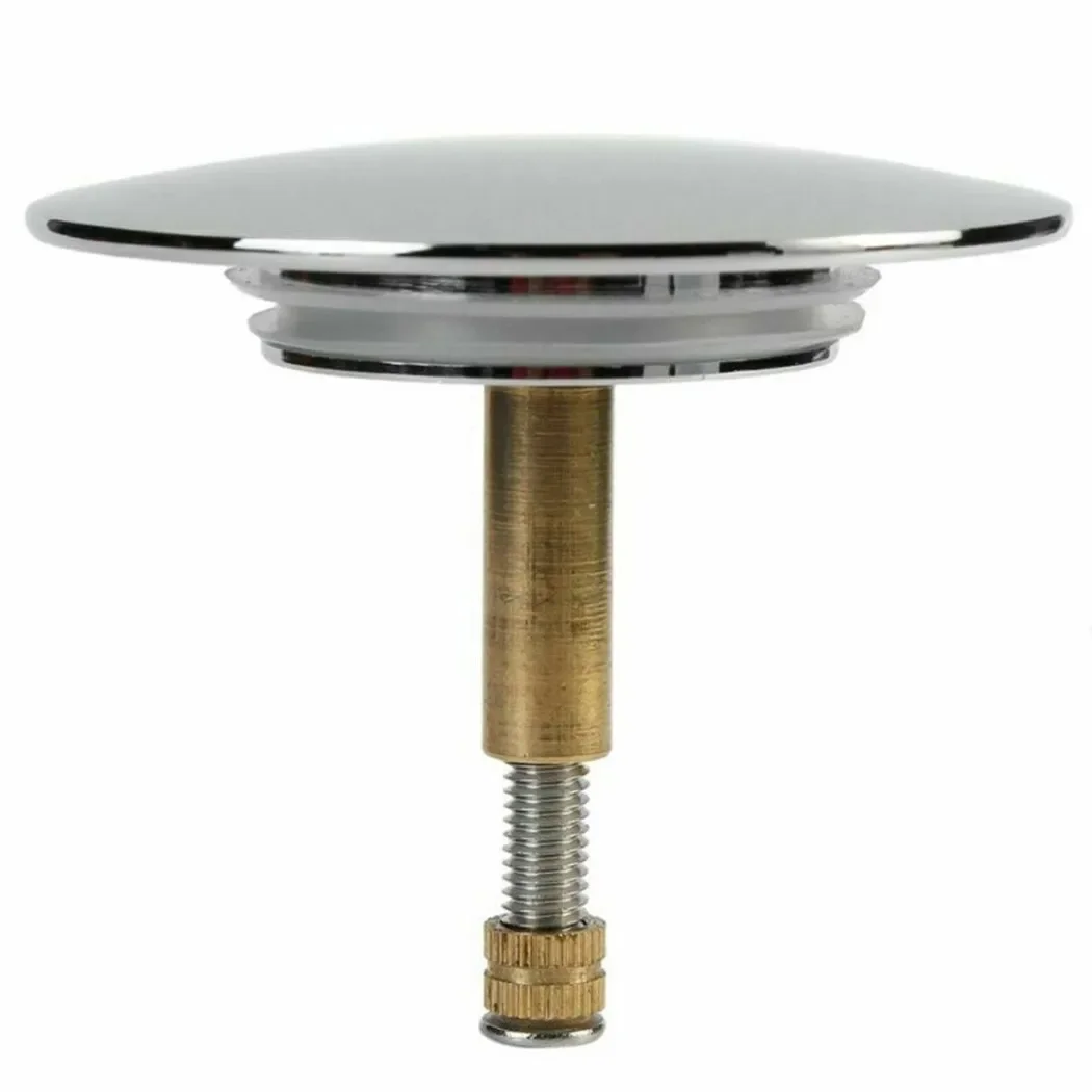 Replacement Stopper Plug Spare Stainless Steel + Brass Stopper Tire Waste 70mm Basin Bath Model Plug Adjustable