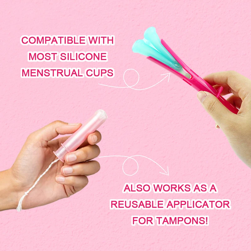 1pcsPlasticMenstrualCupBoosterPortableMedicalFeminineHygieneProductLeakProof
