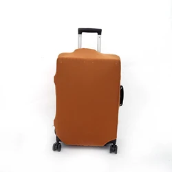 Durable Stretch Luggage Protective Cover - Travel Essential Dust Protector - S (Coffe)