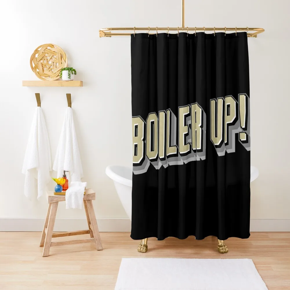 

Boiler Up! Shower Curtain Elegant Bathroom Bathtub Curtain