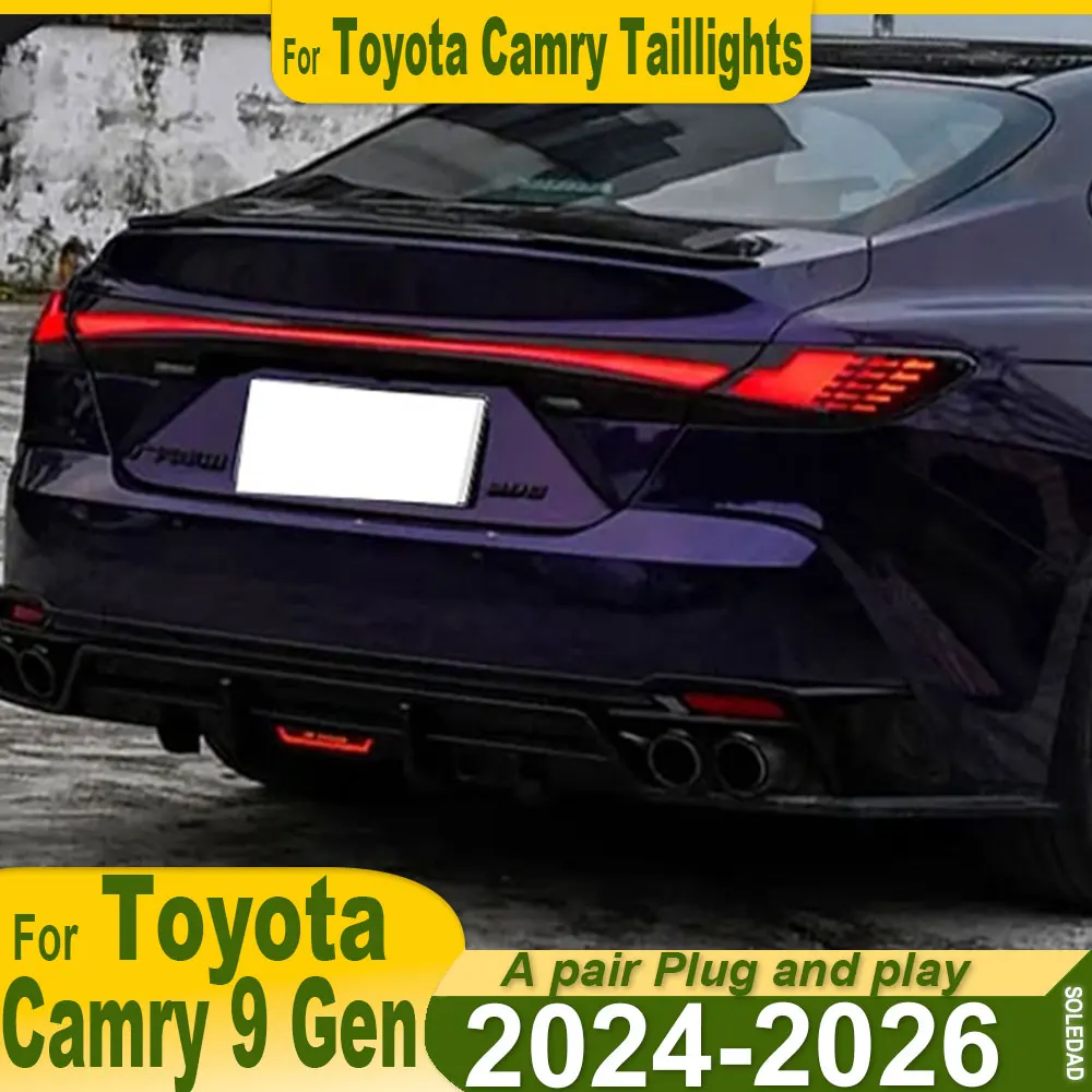 Fanale posteriore a LED per Toyota Camry 2024 2025 2026, con funzioni DRL, segnalazione, freno e retromarcia, accessori auto