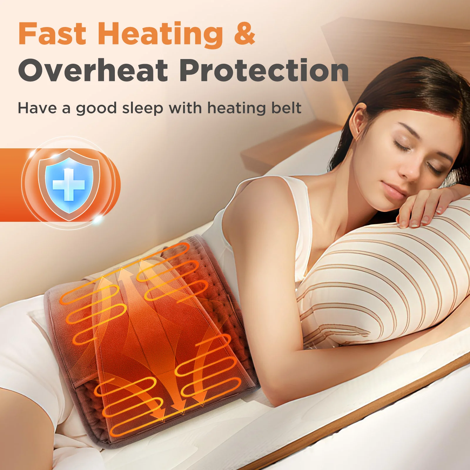 Electric Heating Pads for Cramps Winter Heater Mat For Office Sofa Beds Waist Back Warmer Blankets Camping 110V 220V Washable
