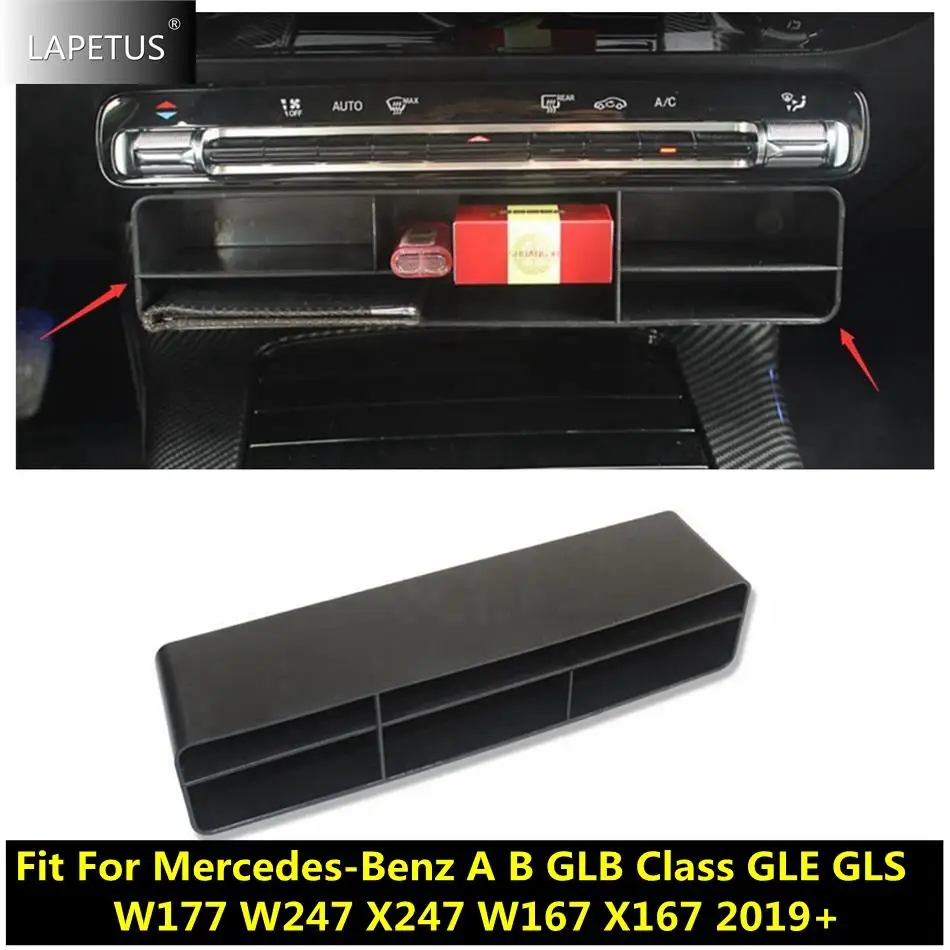 

Car Accessories Central Storage Box Organizer Holder Tray Fit For Benz A B GLB Class GLE GLS W177 W247 X247 W167 X167 2019 -2023