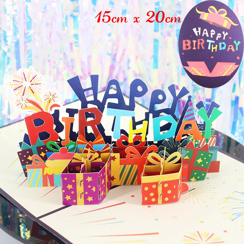 Hot 3D Pop UP Happy Birthday Cards 5