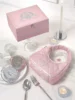 Flower Knows  Limited Surrounding 7th Anniversary Makeup Folding Hand Mirror Portable Makeup Storage Satchel  Bag 1