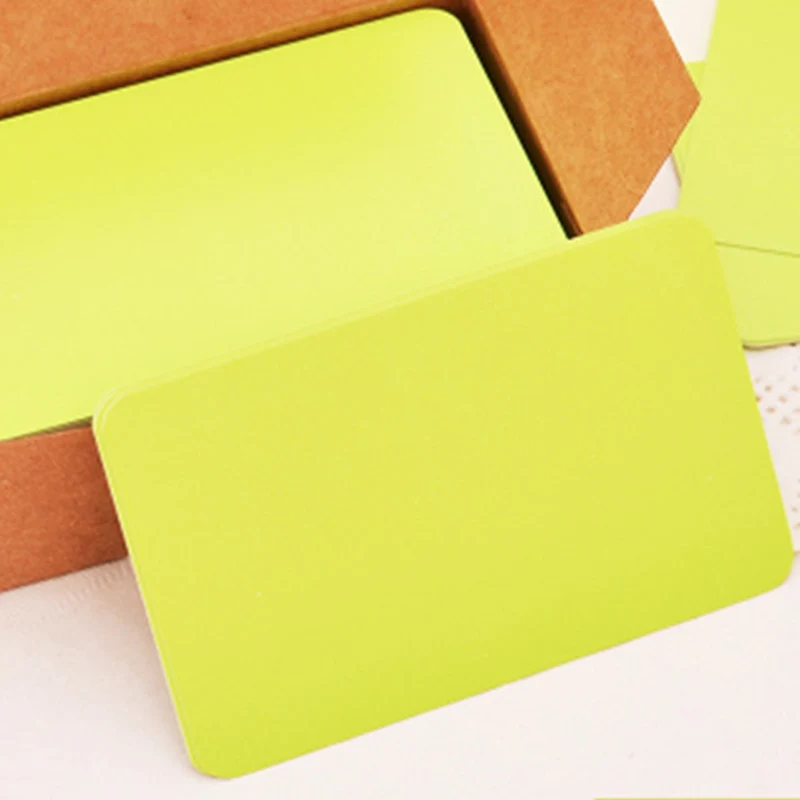 Vintage Blank Card DIY Greeting Cards Graffiti Word Cards Wedding Party Gift Thick Kraft Paper Postcards invitations 100pcs