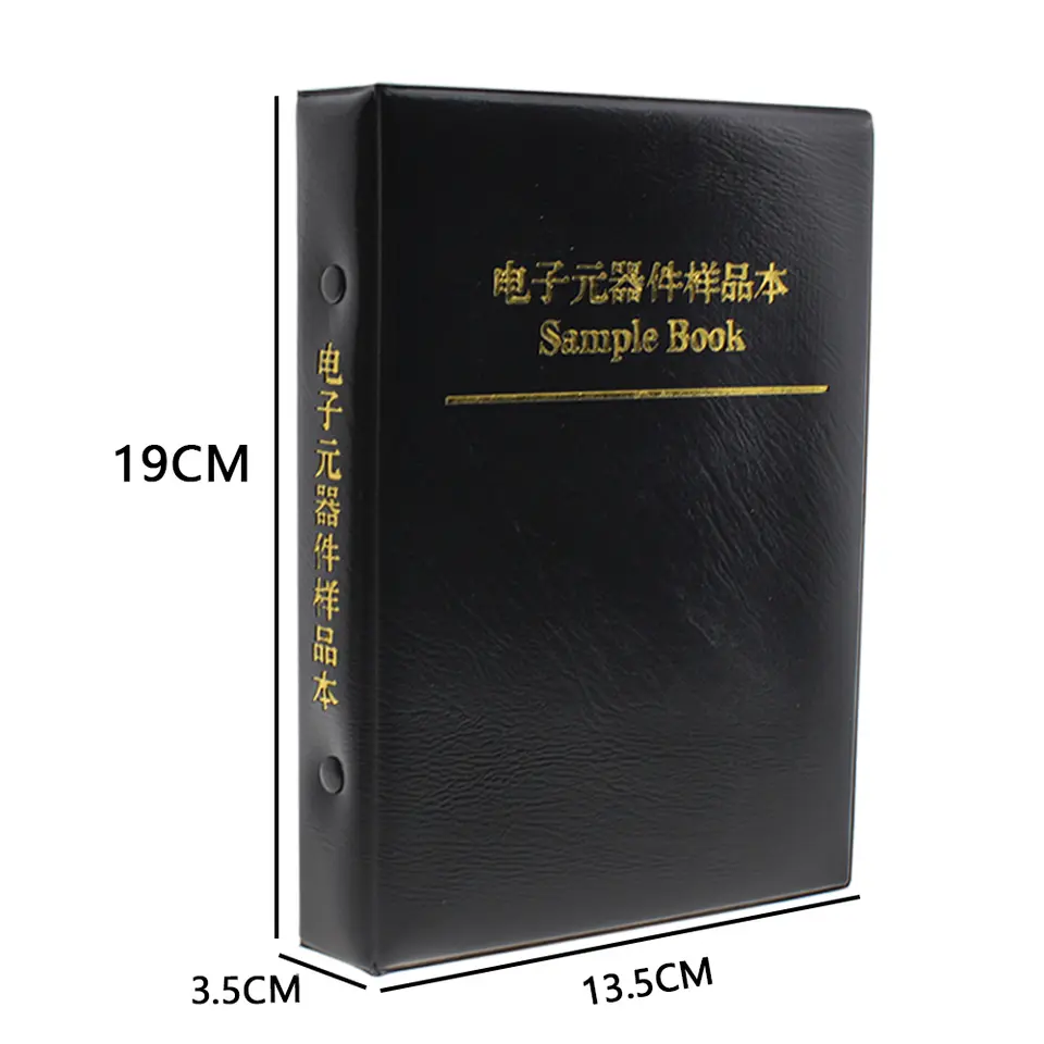 Resistor Kit SMD Book 0805 Resistor Assortment Kit 0201 0402 0603 1206 1% FR-07 170 Values 0R-10M Smd DIY Sample Book image 3