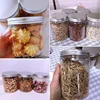 20Pcs 30/50/60/80/120/150ml Storage Jars With Lids Aluminum Round Canister Empty Plastic Cosmetic Jars Food Travel Bottle Pot 6