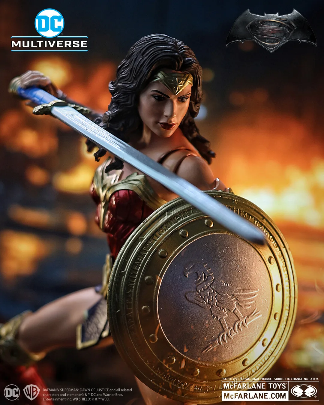 DC バットマン スーパーマン ワンダーウーマン フィギュア3点