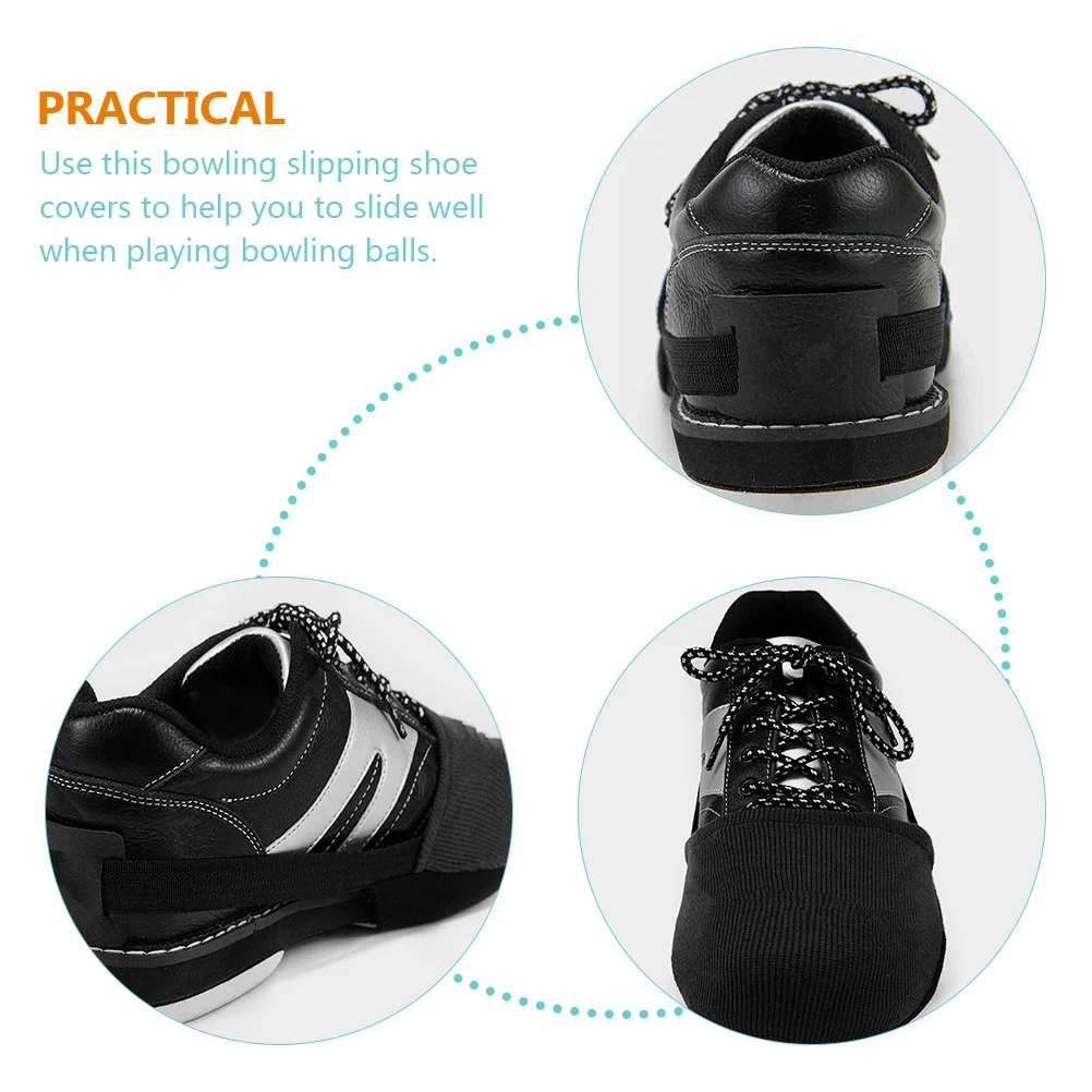 Bowling Shoe Covers Wear-resist Slider Supplies Black Womens Sneakers Sliders Slipping Mat Sports Shoes Ball