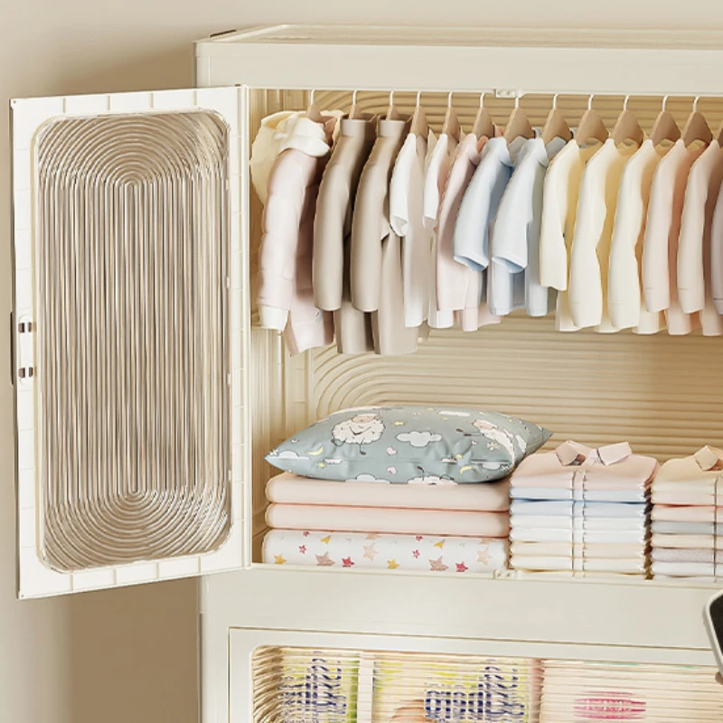 Cabinet Bedroom Children Wardrobes Organizer Plastic Hangers Children Wardrobes Drawer Placard Enfant Room Furniture MR50CW