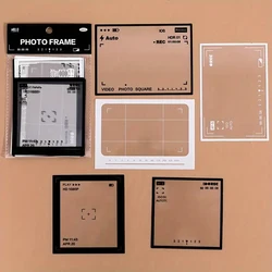 Transparent Retro Adhesive Collage Sticker Pack - 15 Sheet Set for Scrapbooking and Decor (D)