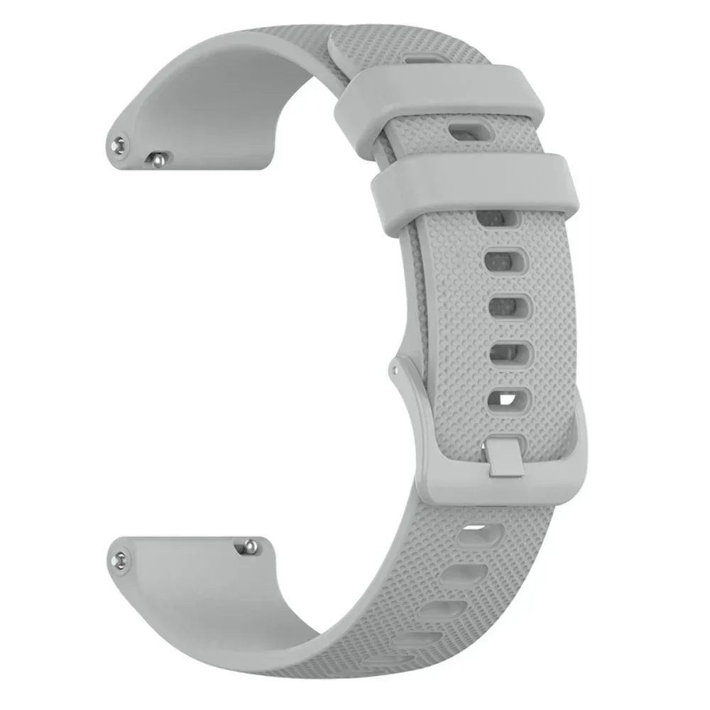 Versatile Silicone Smartwatch Strap - Adjustable 20mm/22mm Band