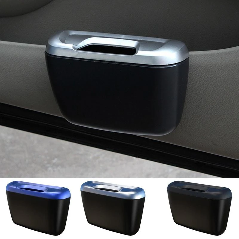 Portable Hanging Mini Car Garbage Can Auto Interior Accessories Leak